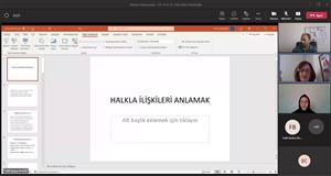 İletişim Buluşmalarının On Dokuzuncusuna Prof. Dr. Filiz Balta Peltekoğlu Konuk Oldu