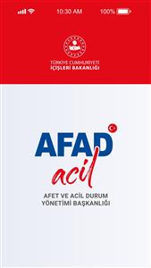 AFAD Acil Mobil Uygulaması, Afet ve Acil Durumlarda, Daima Yanında!