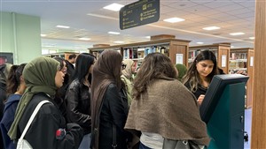 ASÜ İletişim Fakültesi öğrencileri kütüphaneyi ziyaret etti